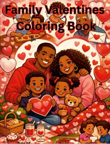 Family Valentines Coloring Book – 5J Collection and Save